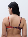 Haut de Bikini armaturé CHANTELLE "Icon" C16VM0 - Ink Flowers A02