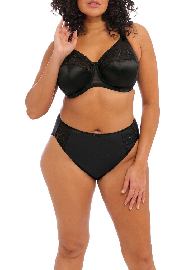 Soutien-gorge armature en 4 parties spécial poches profondes ELOMI "Cate" EL4030 - Noir BLK