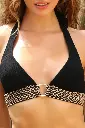 Haut de Bikini triangle SORAYA "Liv " 868671 - Noir 00001