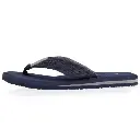 Thongs homme tige corde ISOTONER 96369-AFU - Marine Gris 