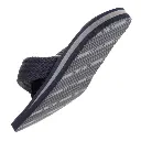 Thongs homme tige corde ISOTONER 96369-AFU - Marine Gris 