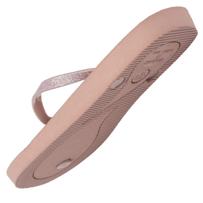 Thongs femme tige paillettes ISOTONER 94502 - Vieux Rose ABS (copie)