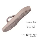 Thongs femme tige paillettes ISOTONER 94502 - Vieux Rose ABS