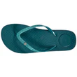 Thongs femme tige paillettes ISOTONER 94502 - Vert Canard VCD
