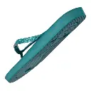 Thongs femme tige paillettes ISOTONER 94502 - Vert Canard VCD