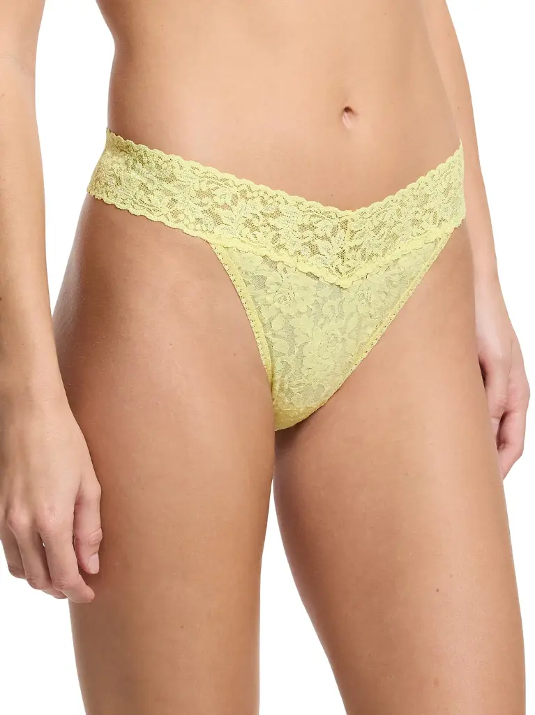 String dentelle stretch HANKY PANKY "Original Rise Thong" 4811P - It's Bananas ITBY
