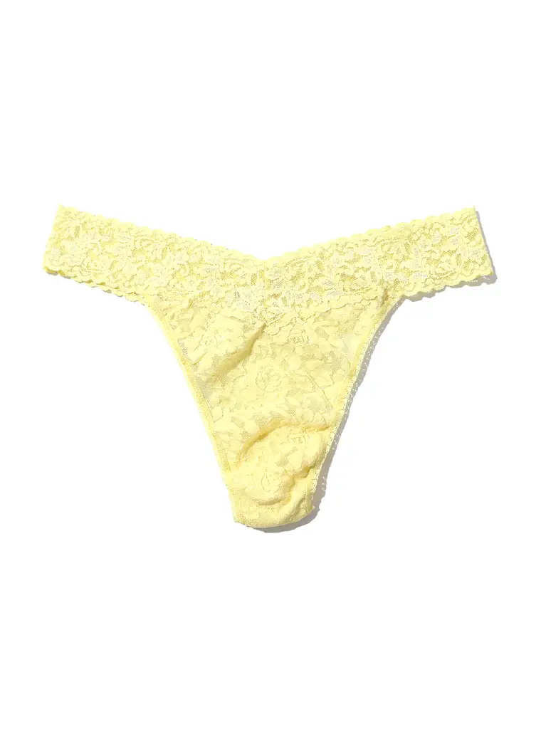 String dentelle stretch HANKY PANKY "Original Rise Thong" 4811P - It's Bananas ITBY