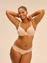 Soutien-gorge coques spacer plongeant SIMONE PERELE "Subtile" 19Y316 - Peau Rosée 739