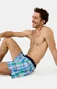 Caleçon américain homme avec maintien 100% coton bio ARTHUR "Le Club" CSP - Multi 1157E25