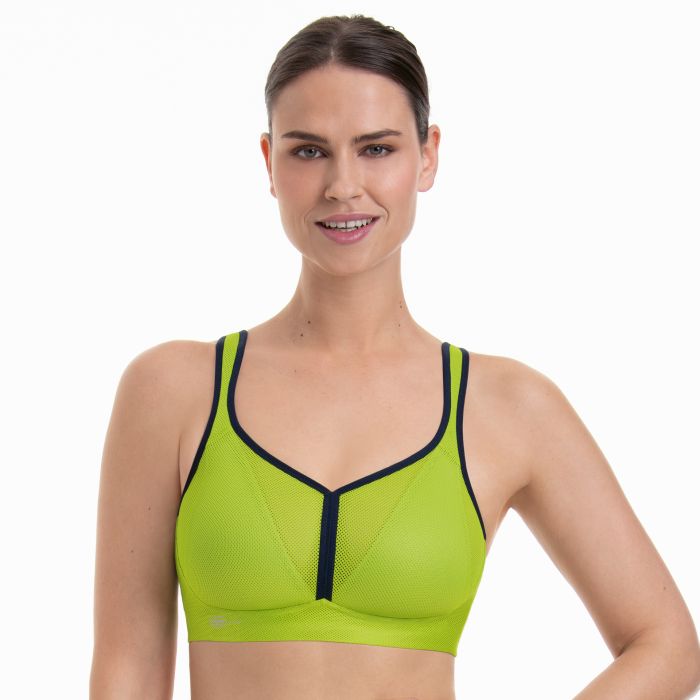 Soutien-gorge de sport à coques sans armatures ANITA ACTIVE Maximum Support "Air Control Deltapad" 5544 - Green Apple 849
