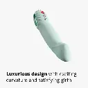 Vibromasseur pulsateur point G FUN FACTORY "Stronic G Forte" - Sage Green