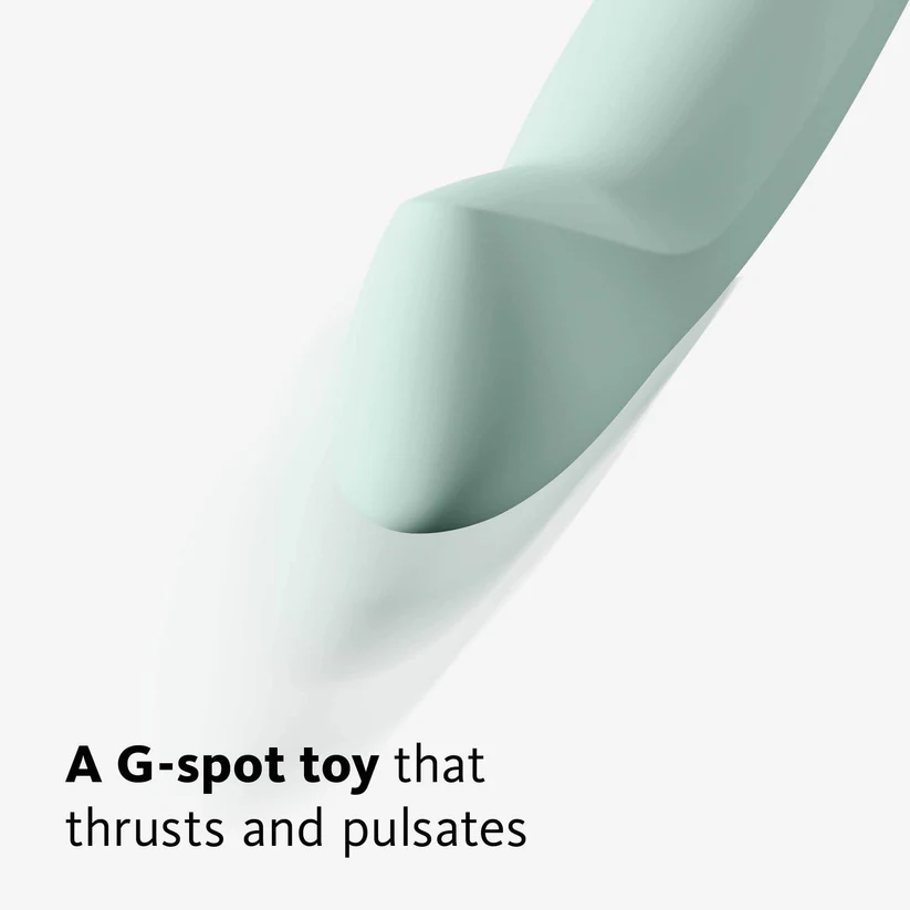 Vibromasseur pulsateur point G FUN FACTORY "Stronic G Forte" - Sage Green