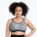 Soutien-gorge de sport sans armatures ANITA ACTIVE Maximum Support "Extrême control" 5527 - Gris chiné 254