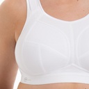 Soutien-gorge de sport sans armatures bonnets profonds ANITA ACTIVE "Extrême Control Plus" 5567 - Blanc 006