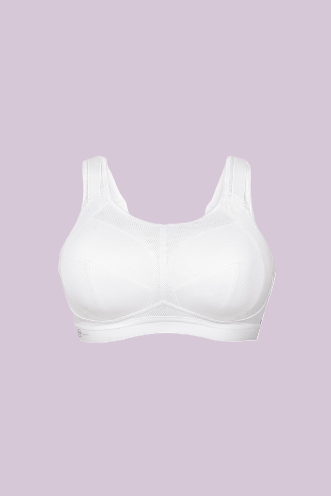 Soutien-gorge de sport sans armatures bonnets profonds ANITA ACTIVE "Extrême Control Plus" 5567 - Blanc 006