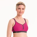 Soutien-gorge de sport sans armatures ANITA ACTIVE Maximum Support "Performance" 5566 - Pink Anthracite 588