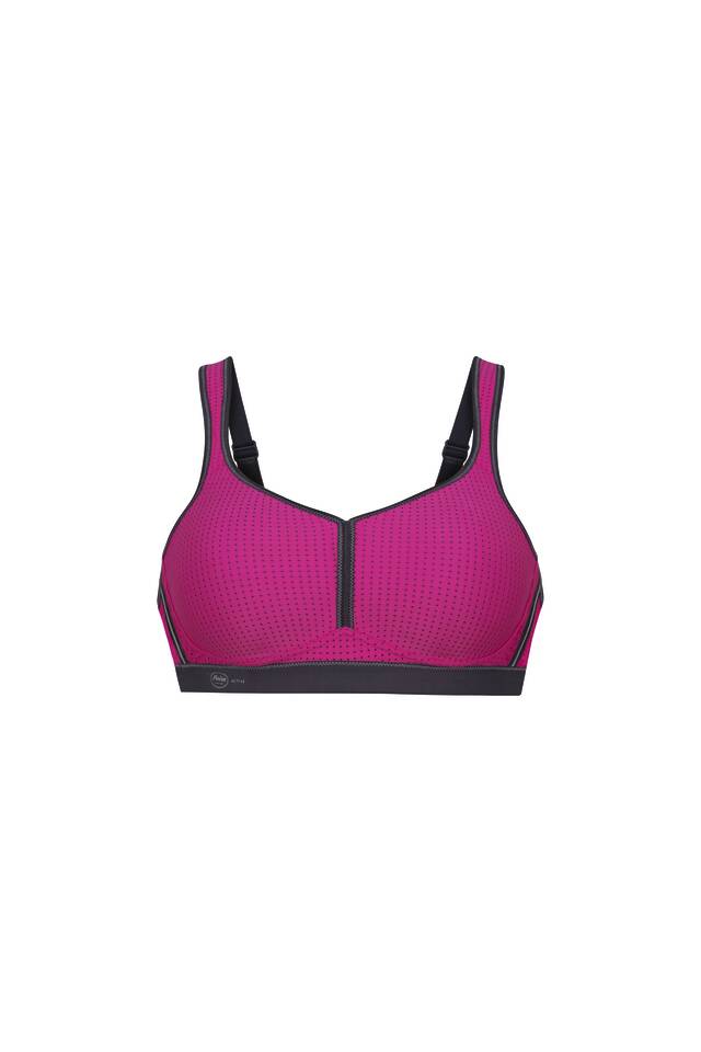 Soutien-gorge de sport sans armatures ANITA ACTIVE Maximum Support "Performance" 5566 - Pink Anthracite 588