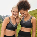Soutien-gorge de sport sans armatures ANITA ACTIVE "PanAlp Wool" 5555 - Anthracite Mélangè 472