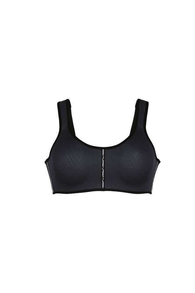 Soutien-gorge de sport sans armatures ANITA ACTIVE "PanAlp Air" 5560 - Anthracite Noir 476