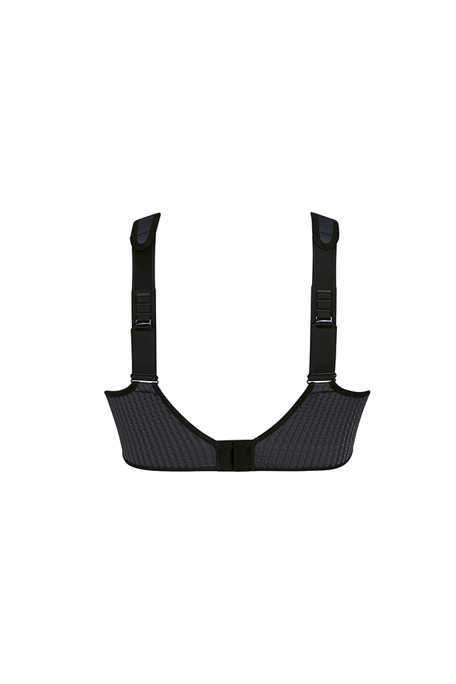 Soutien-gorge de sport sans armatures ANITA ACTIVE "PanAlp Air" 5560 - Anthracite Noir 476