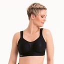 Soutien-gorge de sport sans armatures moulé ANITA ACTIVE Firm Support "Smart Control" 5530 - Noir 001