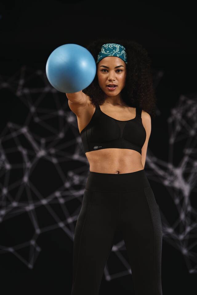 Soutien-gorge de sport sans armatures moulé ANITA ACTIVE Firm Support "Smart Control" 5530 - Noir 001