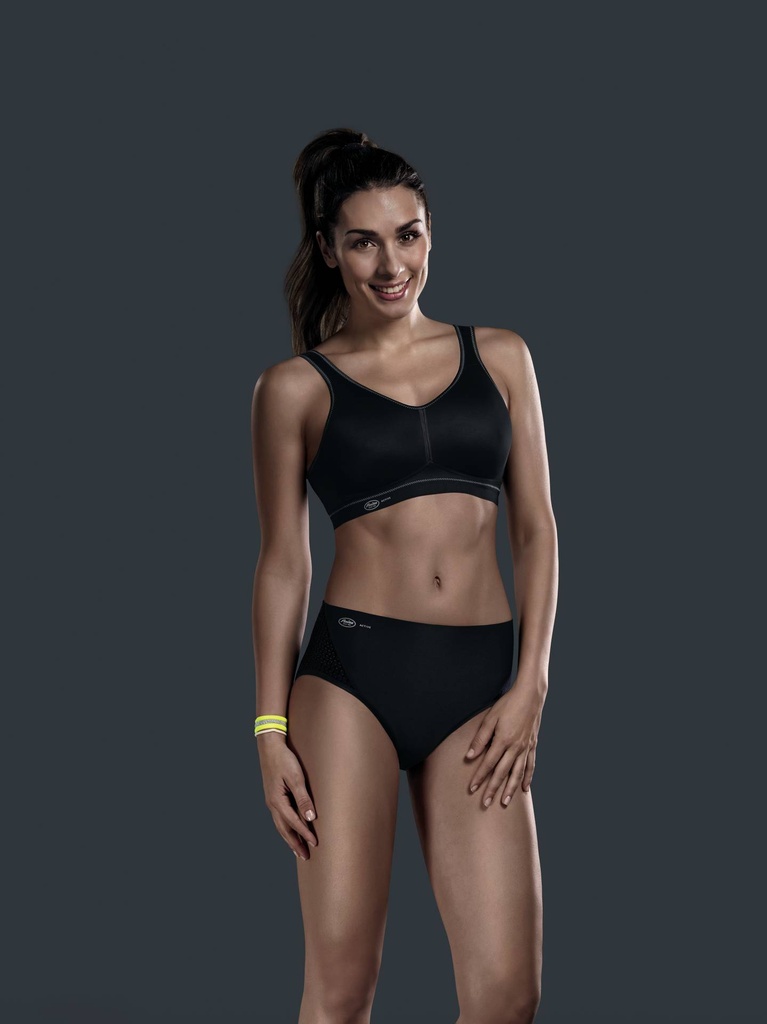Soutien-gorge de sport sans armatures moulé ANITA ACTIVE Firm Support "Light & Firm" 5521 - Noir 001 