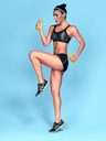 Shorty de sport respirant ANITA ACTIVE "Sport"1627 - Noir 001