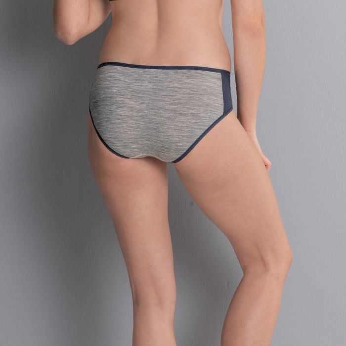 Shorty de sport respirant ANITA ACTIVE "Panalp Wool"1655 - Anthracite Mélange 472