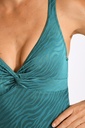 Maillot une pièce - LIVIA "Nancie Bellemare" - Vert Bouteille ZJH77 