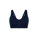 Brassière pour prothèses sans coutures à tirette ANITA CARE "Lynn" 5768X - Bleu Marine 380