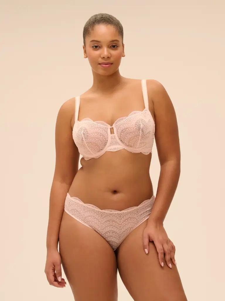 Slip SIMONE PERELE "Karma" 12V720 - Poudre Pétale 332