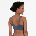 Brassière pour prothèses sans coutures à tirette ANITA CARE "Lynn" 5768X - Gris Obscur 469