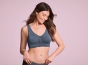 Brassière pour prothèses sans coutures à tirette ANITA CARE "Lynn" 5768X - Gris Obscur 469
