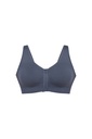 Brassière pour prothèses sans coutures à tirette ANITA CARE "Lynn" 5768X - Gris Obscur 469
