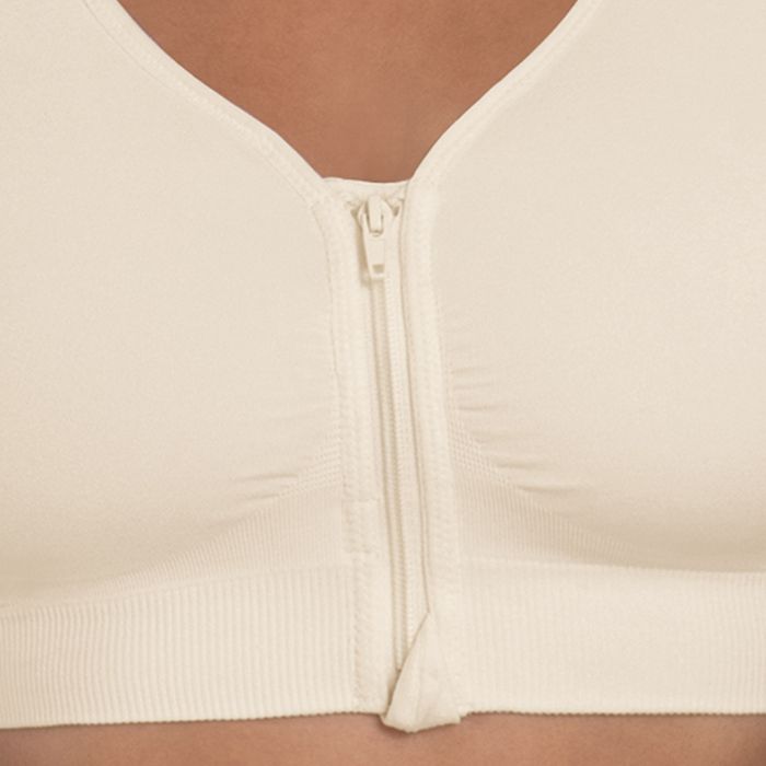 Brassière pour prothèses sans coutures à tirette ANITA CARE "Lynn" 5768X - Crystal 612