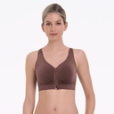 Brassière pour prothèses sans coutures à tirette ANITA CARE "Lynn" 5768X - Rose Framboise 769