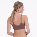 Brassière pour prothèses sans coutures à tirette ANITA CARE "Lynn" 5768X - Rose Framboise 769