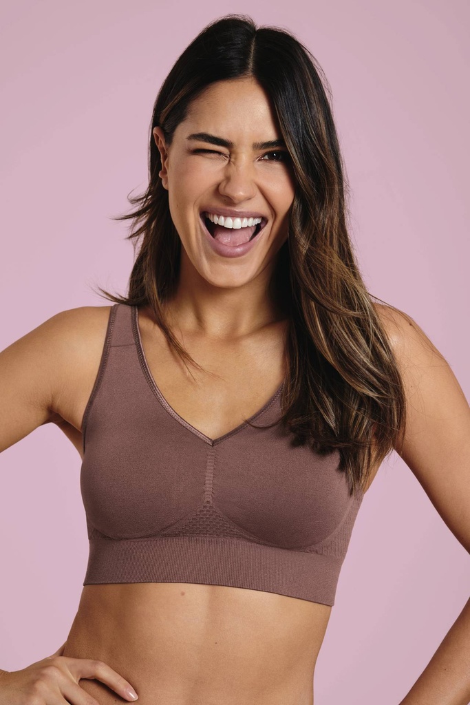 Brassière pour prothèses sans coutures ANITA CARE "Lotta" 5769X - Rose Framboise 769