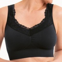 Brassière pour prothèses sans coutures ANITA CARE "Lotta Lace" 5789X - Noir 001