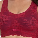 Brassière à coques sans armatures ANITA ROSA FAIA "Essential Lace" 5400 - Rouge 265