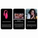 Vibromasseur controlé via app MAGIC MOTION "Flamingo"
