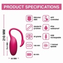 Vibromasseur controlé via app MAGIC MOTION "Flamingo"