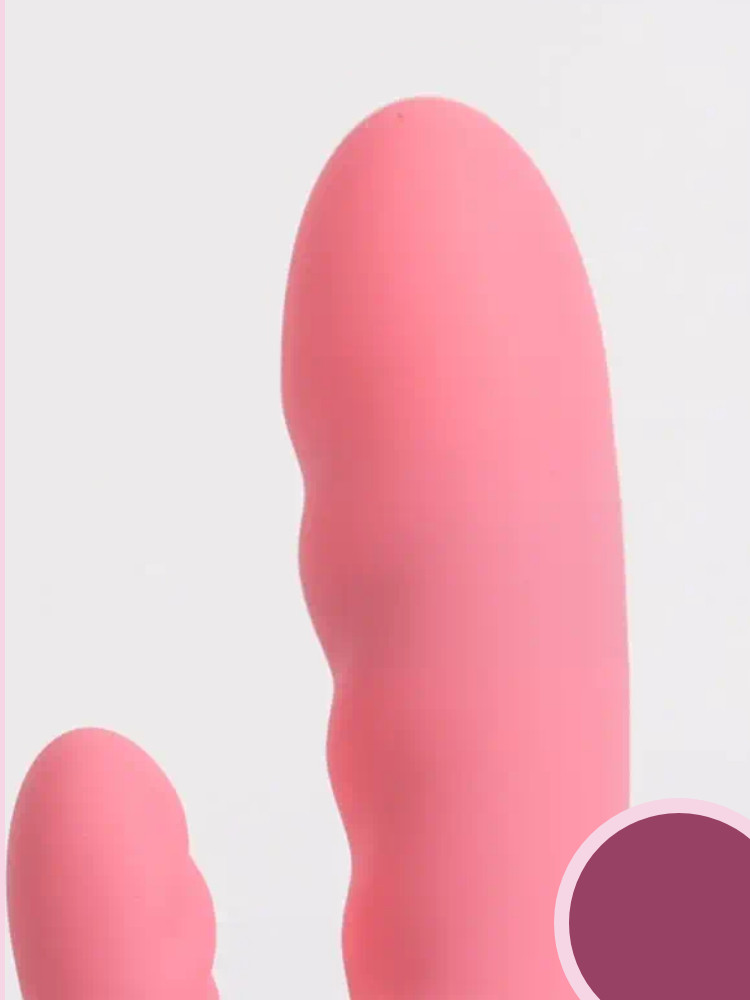 Vibromasseur double stimulation & tête pousseur SVAKOM "Avery" - Lilas
