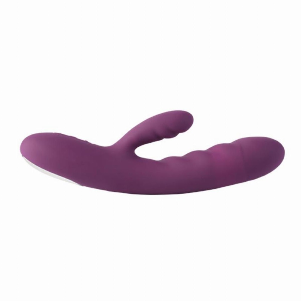 Vibromasseur double stimulation & tête pousseur SVAKOM "Avery" - Lilas