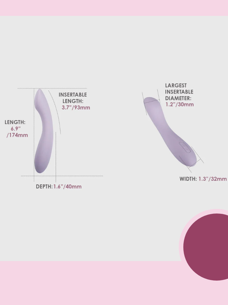 Vibromasseur lisse SVAKOM "Amy 2" - Purple