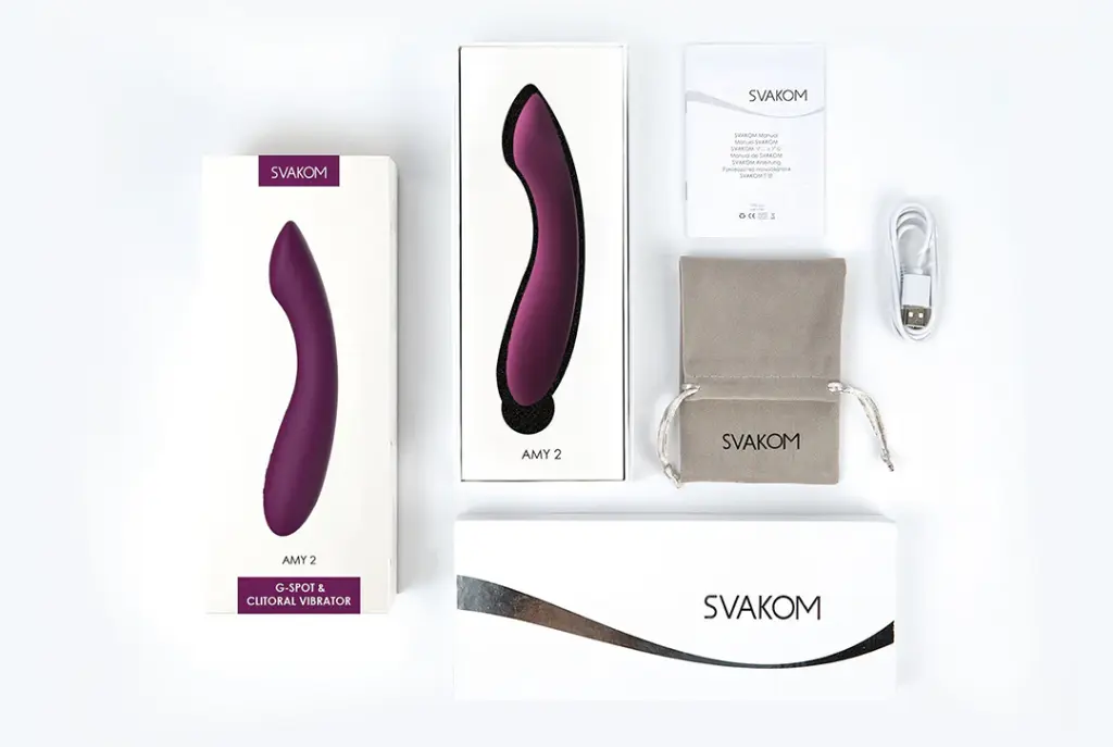 Vibromasseur lisse SVAKOM "Amy 2" - Purple