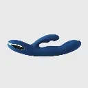 Vibromasseur double stimulation & tête pulsée au point G SVAKOM "Aylin" - Bleu Foncé