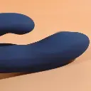Vibromasseur double stimulation & tête pulsée au point G SVAKOM "Aylin" - Bleu Foncé
