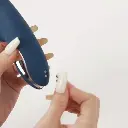 Vibromasseur double stimulation & tête pulsée au point G SVAKOM "Aylin" - Bleu Foncé